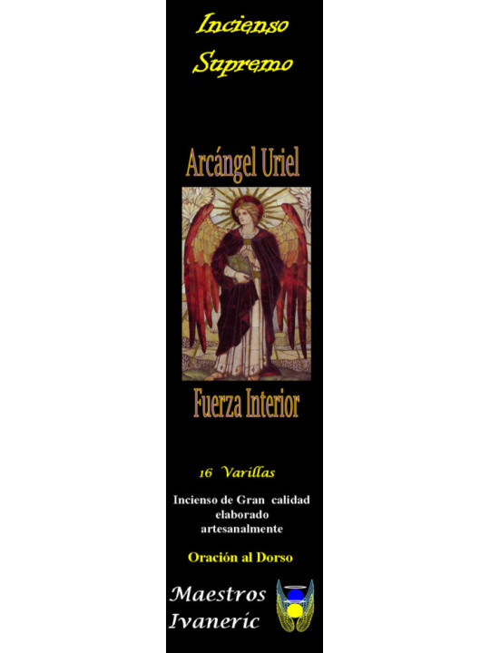 Incienso Supremo de los Arcángeles Uriel, Con Oración