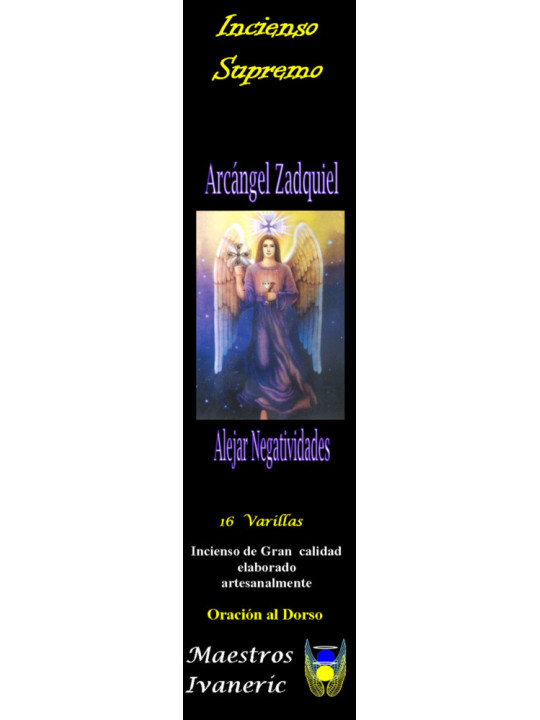 Incienso Supremo de los Arcángeles Zadquiel, Con Oración