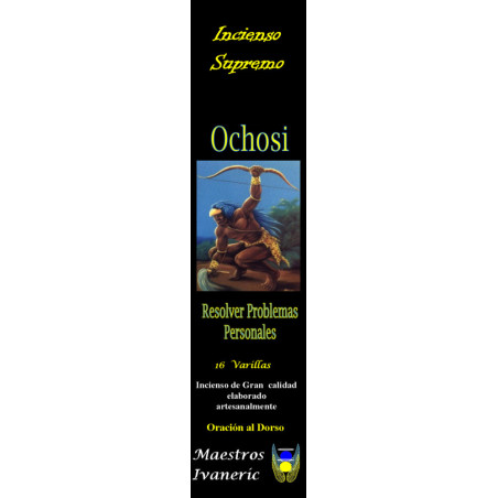 Incienso Supremo de Santería Ochosi, Con Oración