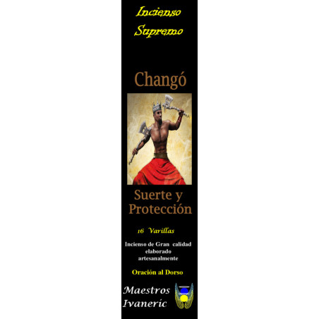 Incienso Supremo de Santería Changó, Con Oración
