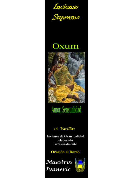 Incienso Supremo de Santería Oxum, Con Oración