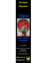Incienso Supremo de Santería Oggun, Con Oración