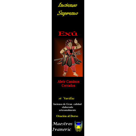 Incienso Supremo de Santería Exú Con Oración