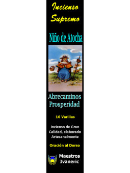 Incienso Supremo de Propósito Niño de Atocha, Con Oración