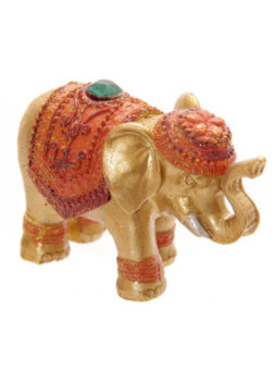 Portainciensos Figura, Elefante de la Suerte Verde