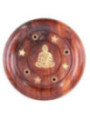 Quemador de Incienso Madera Sheesham Buda