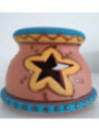 Incensario Artesanal Aroma Azul. 9cm