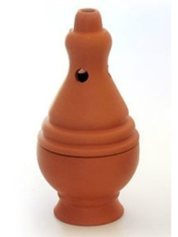 Incensario Artesanal de Barro 17 cm