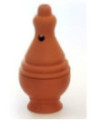 Incensario Artesanal de Barro 17 cm