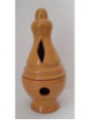 Incensario Artesanal Cofrade Esmaltado Amarillo 17cm