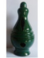 Incensario Artesanal Cofrade Esmaltado Verde. 17cm