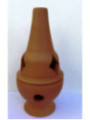 Incensario Artesanal de Barro Rombo 17 cm