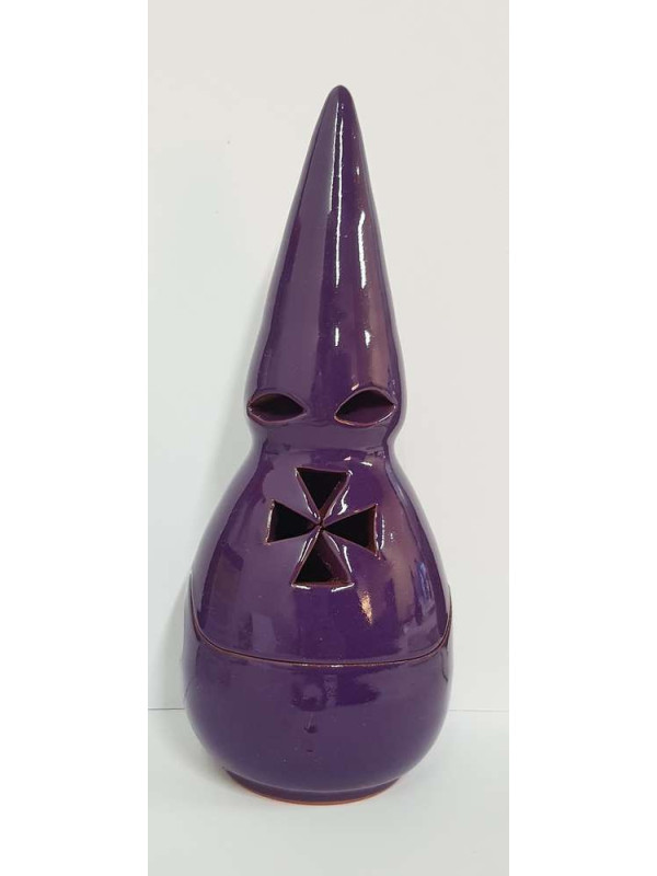 Incensario Artesanal Nazareno Morado 19cm