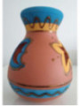 Incensario Artesanal Pera Azul. 13cm