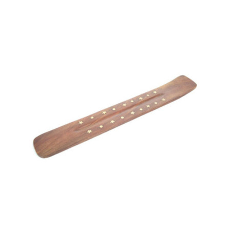 Soporte de Incienso de Madera Sheesham de Estrellas