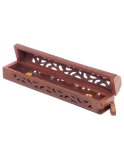 Caja quemador de Incienso, de Madera, Para Conos y Varilla