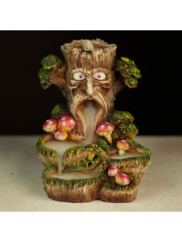 Quemador de Incienso en Cono de Reflujo Árbol Mágico, altura 13,5 cm