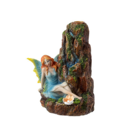 Quemador de Incienso en Cono de Reflujo Hada de la Cascada 15 x 10 cm