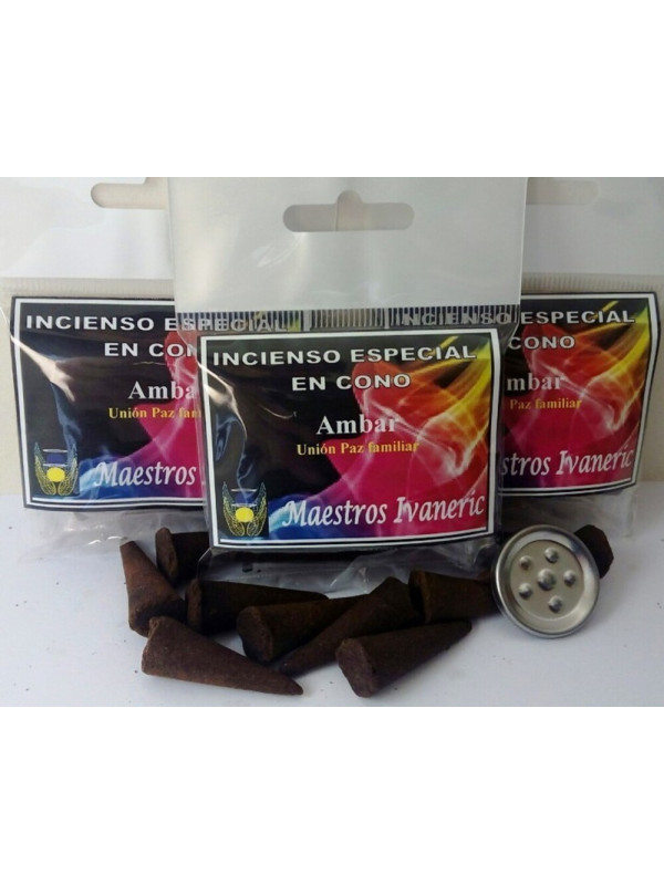 Incienso en Conos Ambar