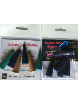 Incienso en Conos Gigante Premium Sándalo