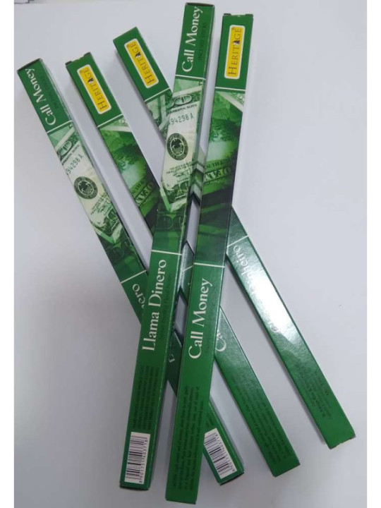 ¡Promoción! Llama Dinero. Autentico Incienso de La India Heritage 8 varillas