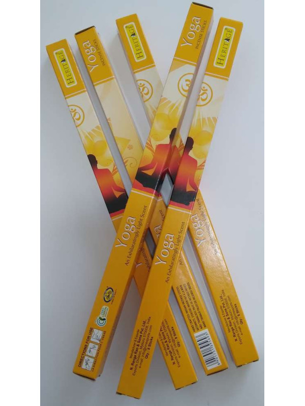 ¡Promoción! Yoga. Autentico Incienso de La India Heritage 8 varillas
