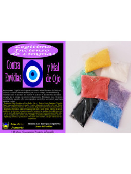 Legitimo Incienso de Limpias Contra Envidias y Mal de Ojo, Con Instrucciones y Oración