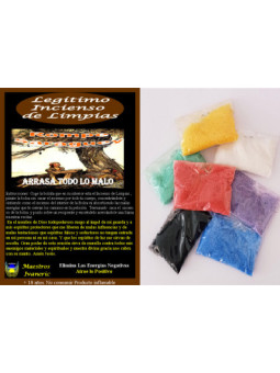 Legitimo Incienso de Limpias Rompe Saraguey, Con Instrucciones y Oración