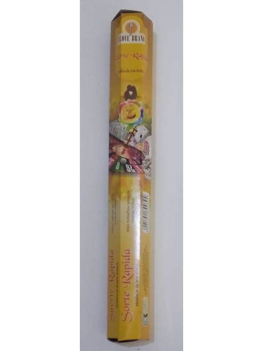 Suerte Rápida. Autentico Incienso de La India Clove Brand
