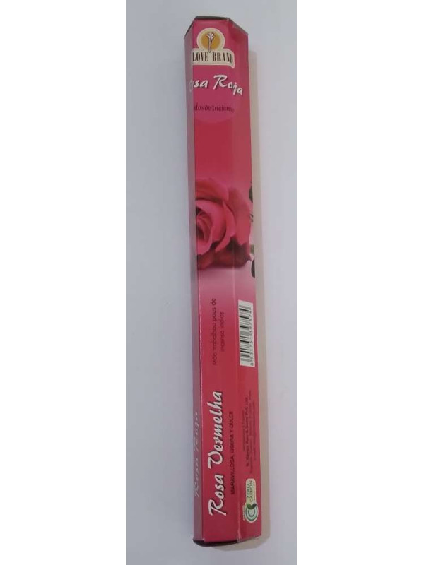 Rosa Roja. Autentico Incienso de La India Clove Brand
