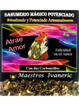 Sahumerio Mágico de Propósito Con Carbón Atrae Amor