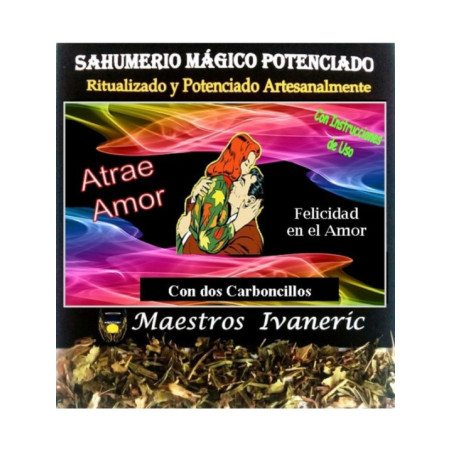 Sahumerio Mágico de Propósito Con Carbón Atrae Amor