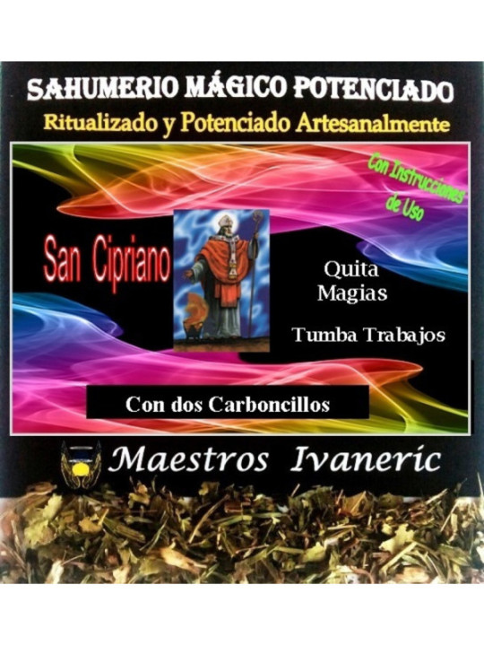 Sahumerio Mágico de Propósito con Carbón San Cipriano