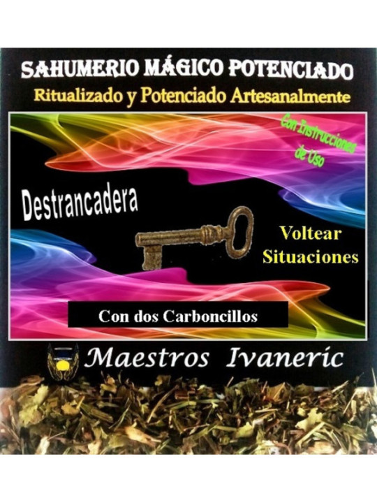 Sahumerio Mágico de Propósito con Carbón Destrancadera
