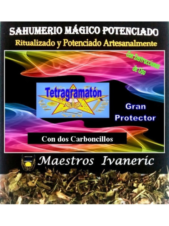 Sahumerio Mágico de Propósito Con Carbón Tetragramatón
