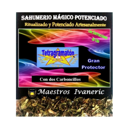 Sahumerio Mágico de Propósito Con Carbón Tetragramatón
