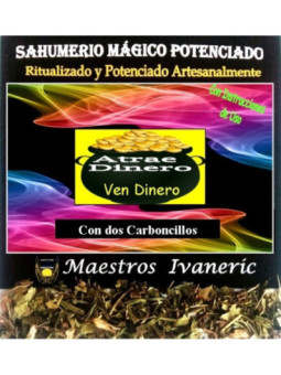 Sahumerio Mágico de Propósito Con Carbón Ven Dinero