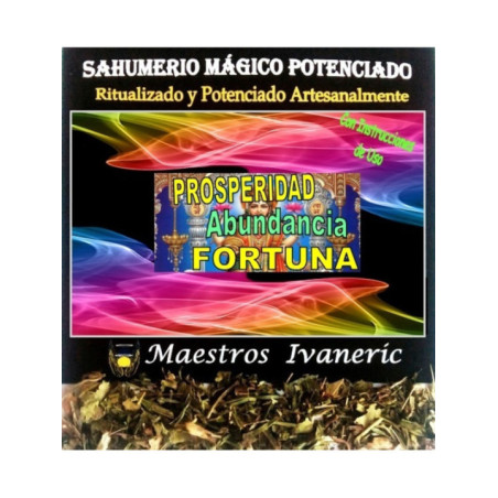 Sahumerio Mágico de Propósito Prosperidad y Fortuna