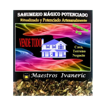 Sahumerio Mágico de Propósito Vende Todo Casa Negocio