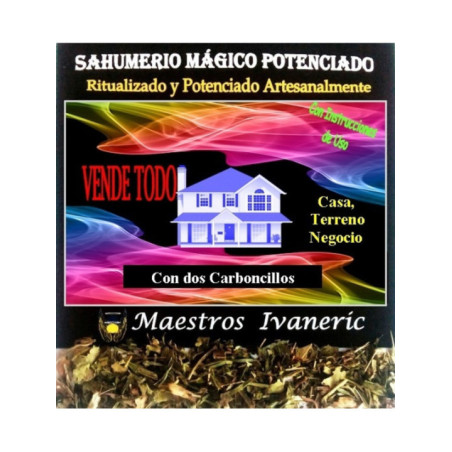 Sahumerio Mágico de Propósito Con Carbón Vende Todo Casa Negocio