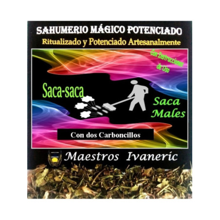 Sahumerio Mágico de Propósito Con Carbón Saca Saca