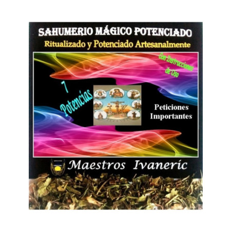 Sahumerio Mágico de Propósito 7 Potencias