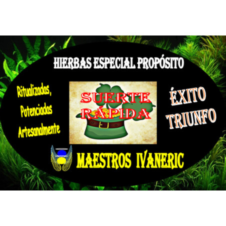 Hierbas Mágicas de Propósito Suerte Rápida