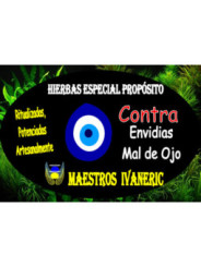 Hierbas Mágicas de Propósito Contra Envidias y Mal de Ojo