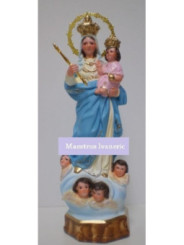 Imagen Virgen Blanca. 25cm