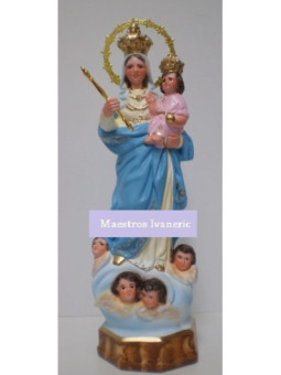 Imagen Virgen Blanca. 25cm