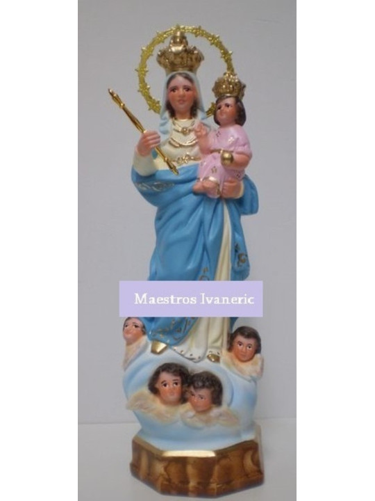 Imagen Virgen Blanca. 25cm
