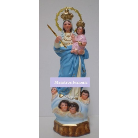 Imagen Virgen Blanca. 25cm