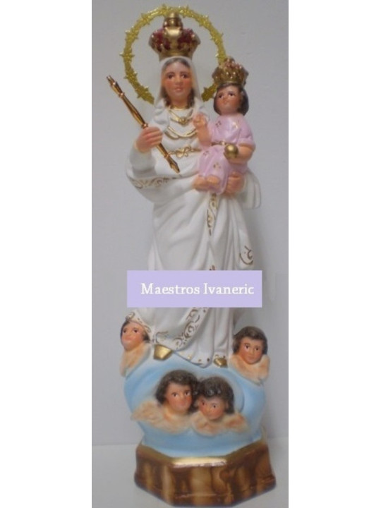 imagen Virgen Blanca (Color Blanco). 25cm
