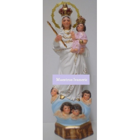 imagen Virgen Blanca (Color Blanco). 25cm